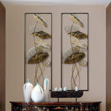 HDLS.Lighting LTD accessories 3D Wrought Iron Leaf Wall Decoration.