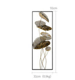 HDLS.Lighting LTD accessories style1 3D Wrought Iron Leaf Wall Decoration.