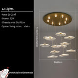 HDLS Lighting Ltd Chandelier 12 Lights-Dimmable / HDLS.UK Lotus Leaf, Luxury modern led light chandelier. Code:chn#3939LGH