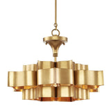 HDLS.Lighting LTD Chandelier Brass / D76cm / Warm ligh SPITEZ, Postmodern Light Luxury Living Room.