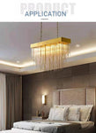 HDLS Lighting Ltd Chandelier CASCADA, NEW 2022 Luxury Rectangular Chandelier. CODE:CHN#KND7YT