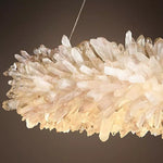 HDLS Lighting Ltd Chandelier DAMEN, luxury modern natural crystal chandelier.