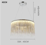 HDLS Lighting Ltd Chandelier DIA 40 / Silver / 3-color-change Extravagant and Chic Italian Designer Chandelier. Code:chn#32V995