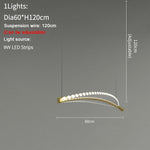 HDLS Lighting Ltd Chandelier Dia60 H120cm / Dimmable warm light PIOMBO, Modern Creative Leaf LED Chandelier. CODE:CHN#85LLA5