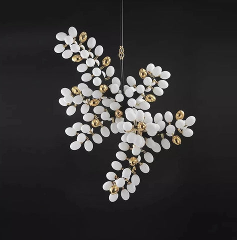 HDLS Lighting Ltd Chandelier FIORE BIANCO, Modern, luxury chandelier. SKU: HDLS#VV6213H