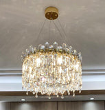 Gladiolus Luxury designer crystal chandelier. SKU: hdls#92142gld0009