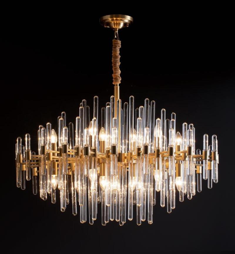 Latest 2020 contemporary design luxury gold chandelier. code: chn#77cr
