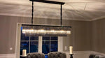 HDLS Lighting Ltd Chandelier MODERN SMOKY DARK CRYSTAL PENDANT LIGHT FOR DINING ROOMS. CODE:CHN#00144885