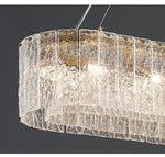 HDLS Lighting Ltd Chandelier Nina contemporary frosted crystal chandelier. SKU: hdls#906N988
