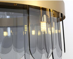 HDLS Lighting Ltd Chandelier Nina contemporary frosted crystal chandelier. SKU: hdls#906N9991