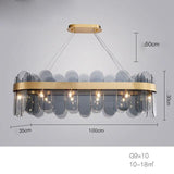 HDLS Lighting Ltd Chandelier oval 100cm Nina contemporary frosted crystal chandelier. SKU: hdls#906N9991