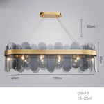 HDLS Lighting Ltd Chandelier oval 120cm Nina contemporary frosted crystal chandelier. SKU: hdls#906N9991