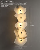 HDLS Lighting Ltd wall 5 marbles / Warm light BELLA AMOR LUXURY MARBLE WALL LAMP.