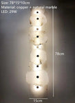 HDLS Lighting Ltd wall 9 marbles / Warm light BELLA AMOR LUXURY MARBLE WALL LAMP.