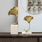 Home Decor Light Store accessories Table Decor Golden Leaf Designer Table Decoration. code: art#4001