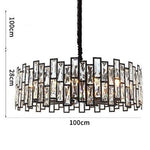 Home Decor Light Store Chandelier Dia100cm / Cold White Contemporary Luxury Crystal Chandelier. Code:chn#00916634