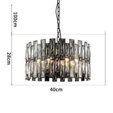 Home Decor Light Store Chandelier Dia40cm / Cold White Contemporary Luxury Crystal Chandelier. Code:chn#00916634