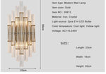 Home Decor Light Store Exotic Modern Crystal Wall Lamp. Code: wallamp#1321