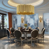 Home Decor Light Store Gold Stainless Steel High/Low Ceiling Living Room Pendant light. Code: Chn#30067