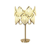 Home Decor Light Store Gold / Warm White Luxury Design Gold Crystal Table Lamp