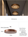 Home Decor Light Store Interior Designer Wooden High/Low Ceiling Pendant light. Code: Chn#30082